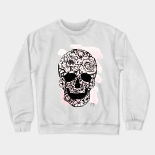 Floral Skull Crewneck Sweatshirt